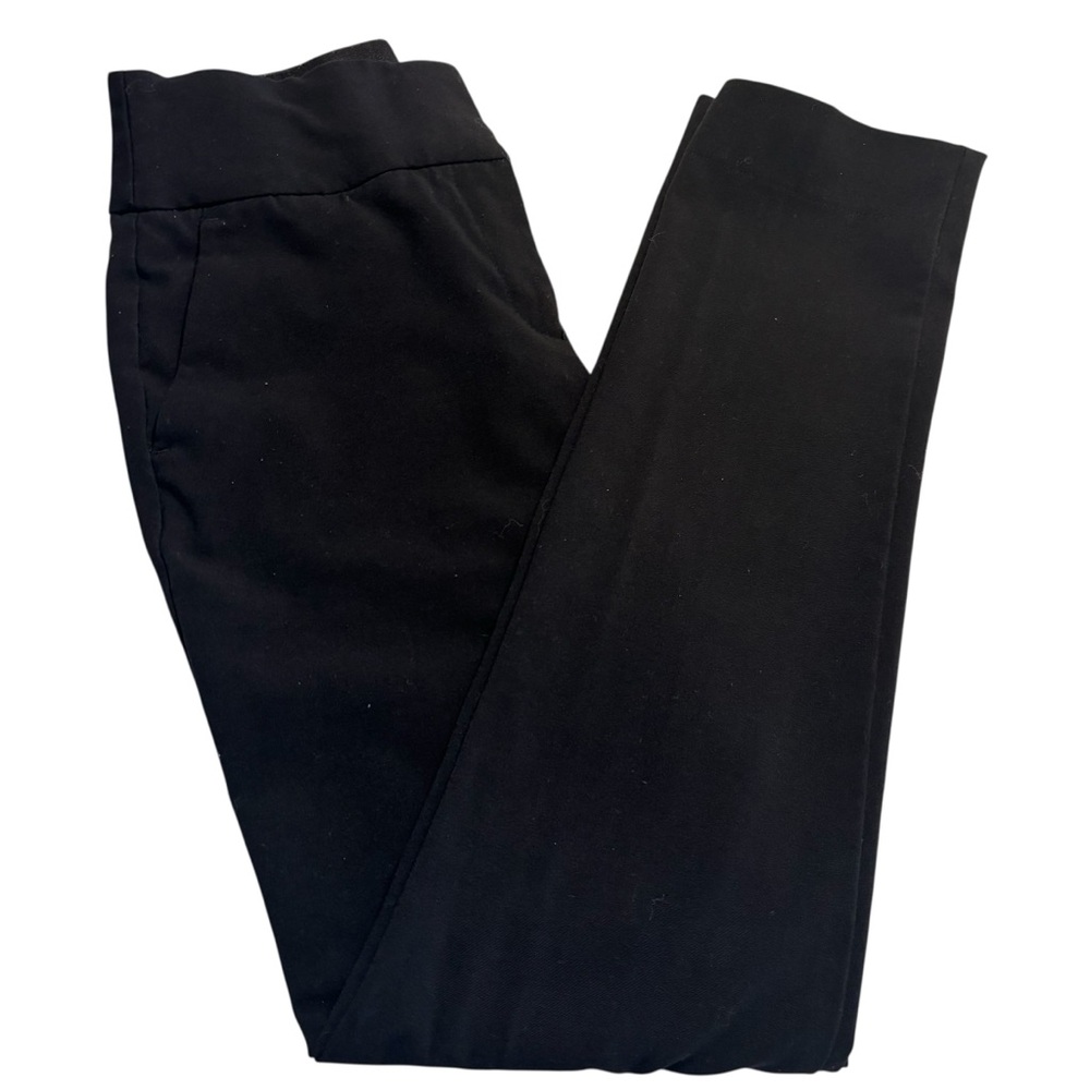by & by Pants Size 1 Juniors Black Straight Leg Zipper & Hook Closure Pockets